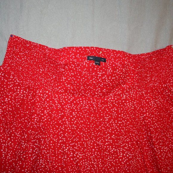 GAP Printed Mini-Skirt - Red Polka Dots - Picture 4 of 5